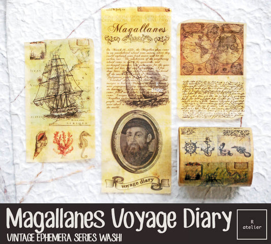 Magallanes Voyage Diary Washi