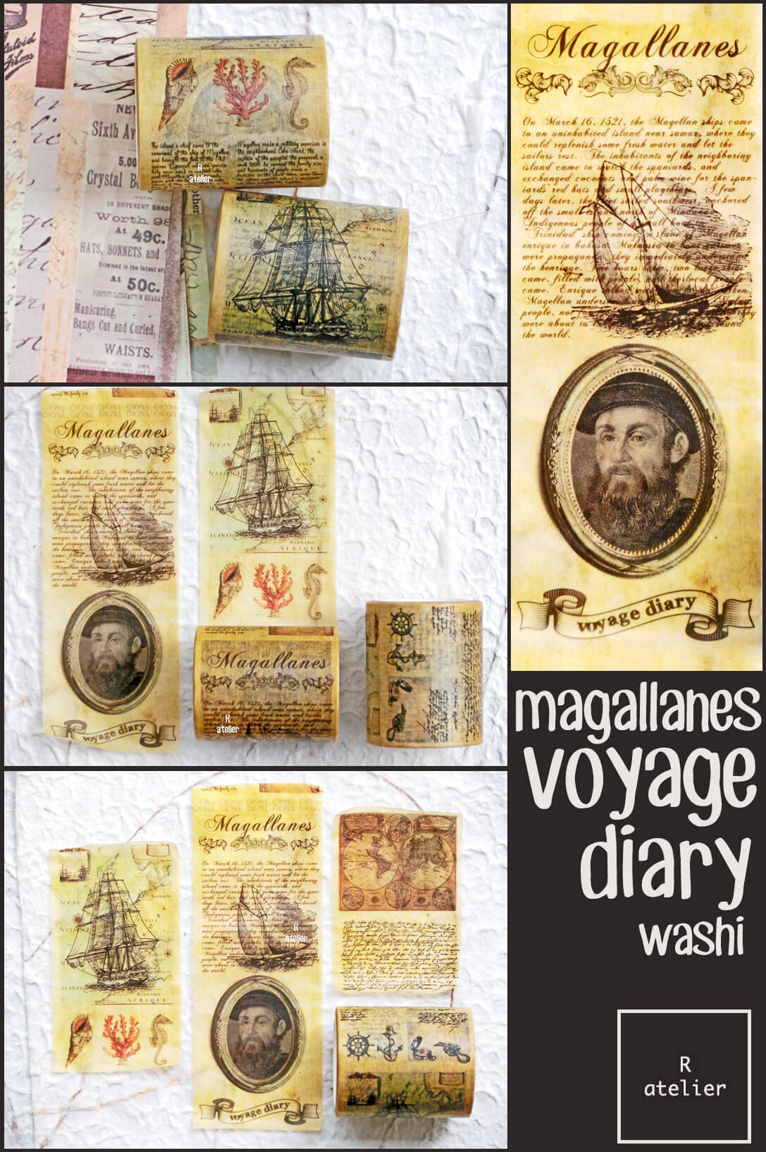 Magallanes Voyage Diary Washi