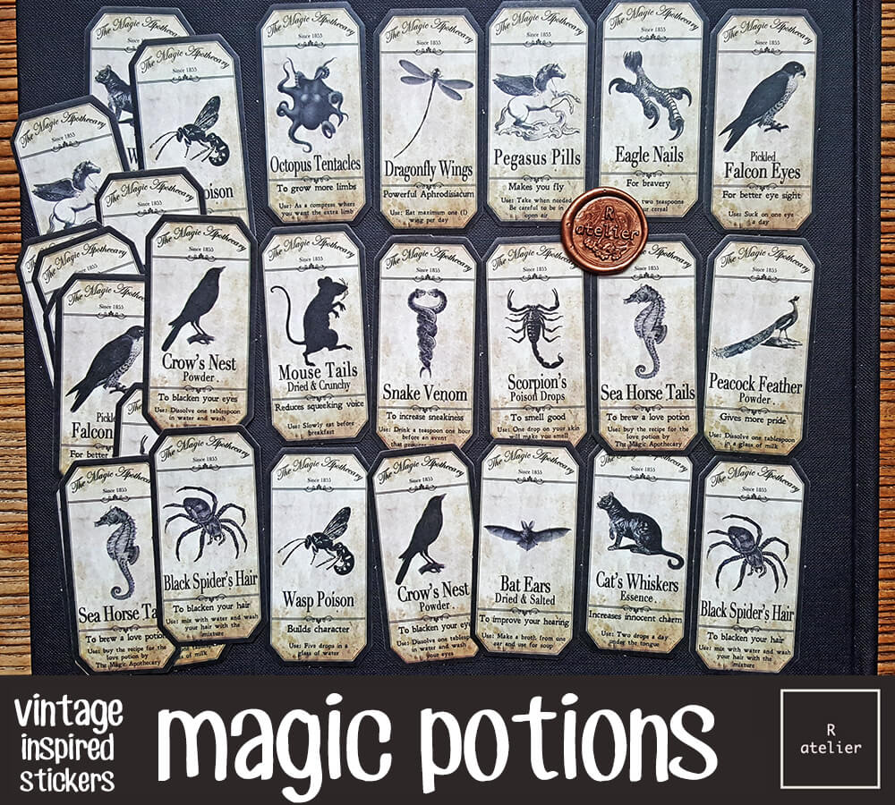 Magic Potion Label Stickers