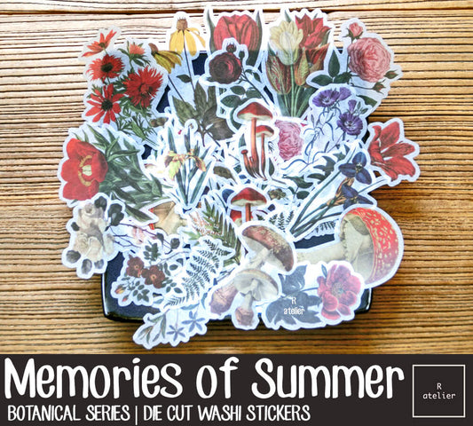 Memories of Summer | Die Cut Washi Stickers