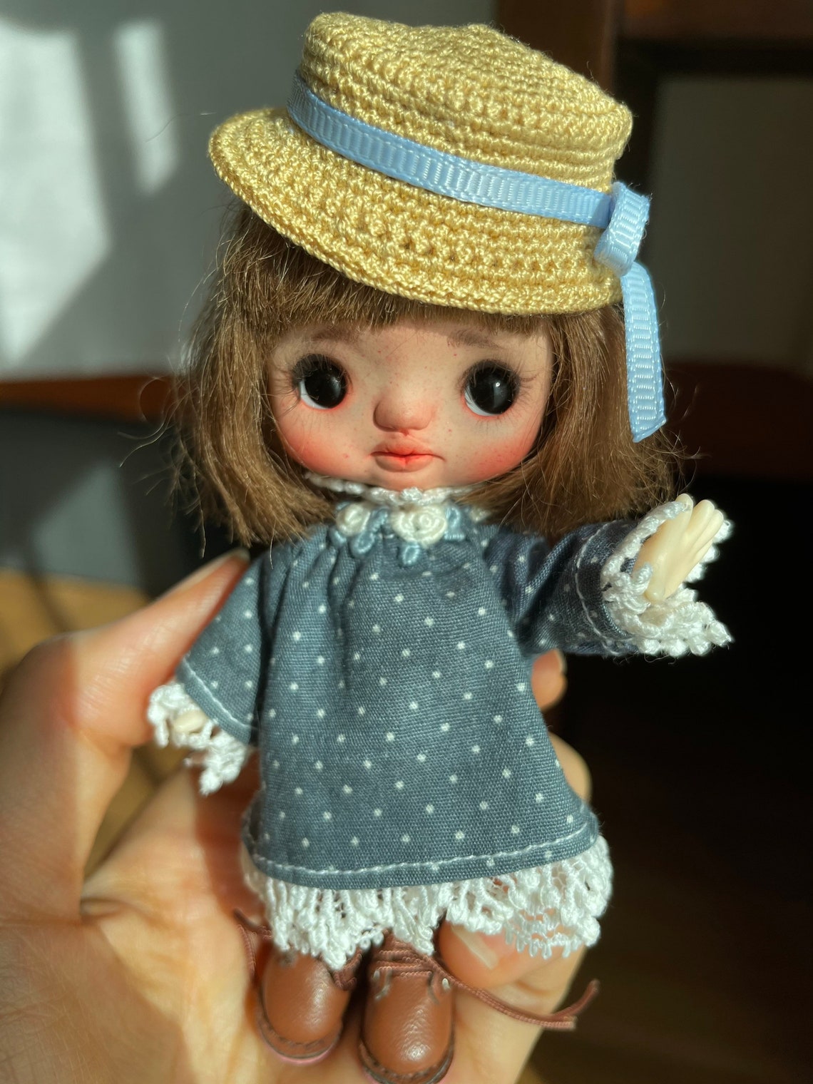 Sarsarblanki Custom Petite Blythe Doll MinMin - OOAK handmade ...