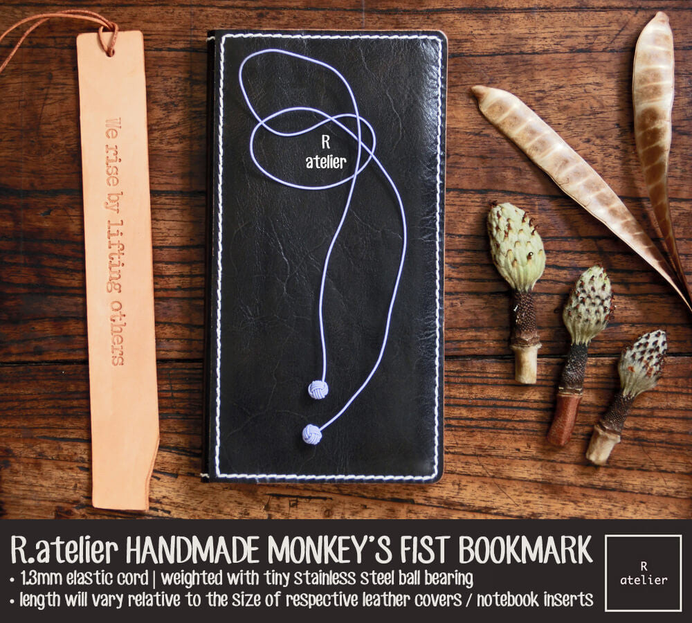 R.atelier Monkey's Fist Knot Bookmark Charm | Lavender Color