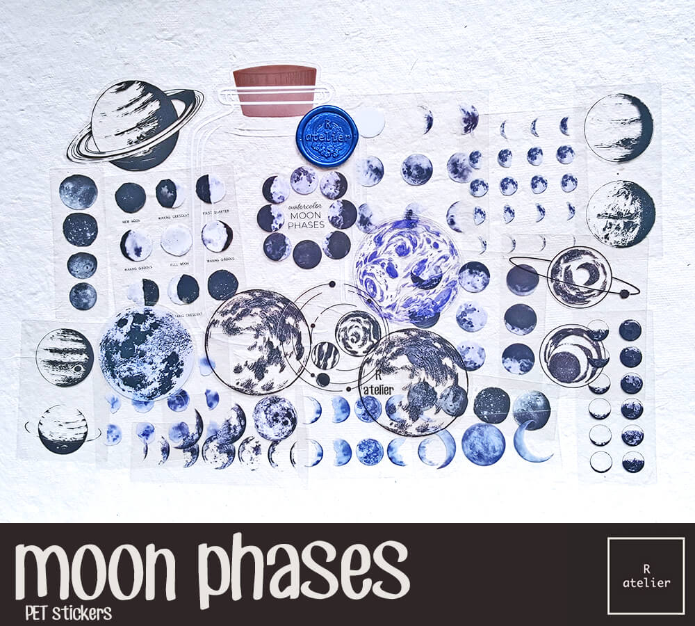 Moon Phases | PET Stickers