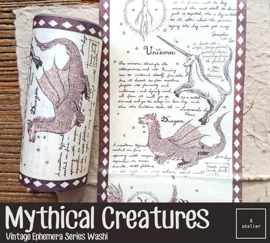 Mythical Creatures Washi