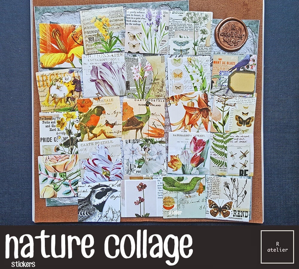 nature collage | Stickers