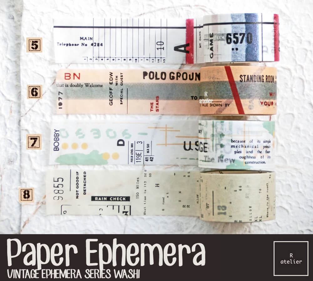 Paper Ephemera Series Washi