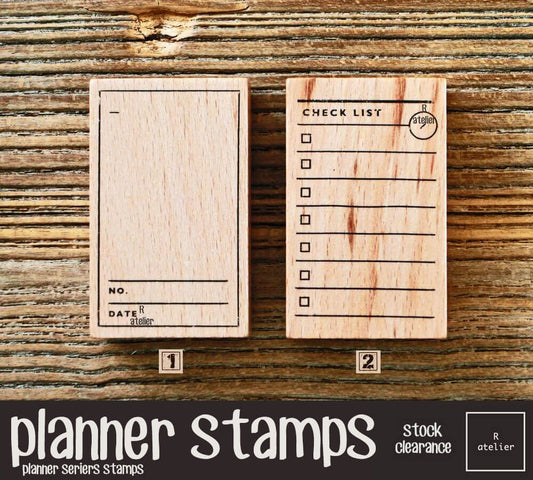 Passion Planner (1) Wooden Stamps