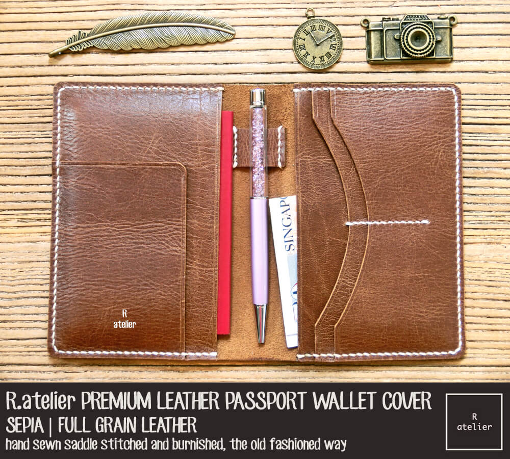 Premium Leather Passport Wallet