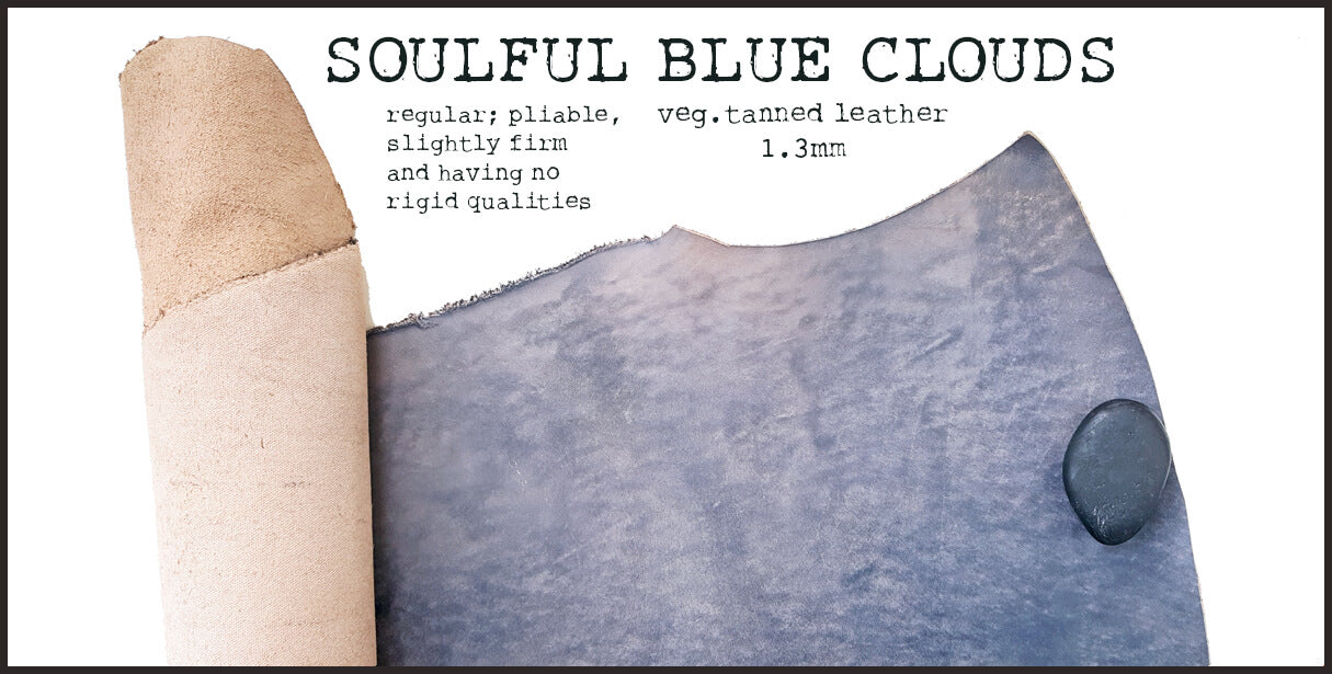 R.atelier Leather | Soulful Blue Clouds