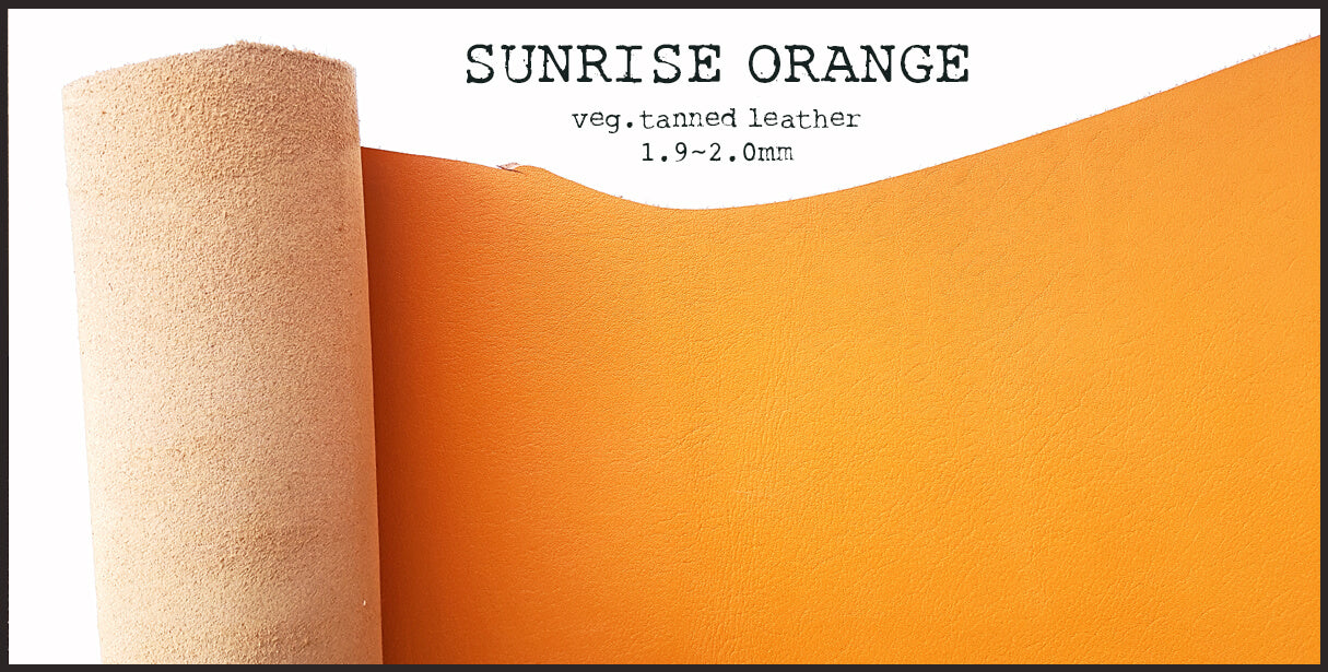 R.atelier Pocket TN Leather Folio | Sunrise Orange