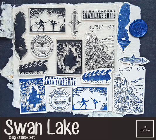 R.atelier Swan Lake Cling Stamps