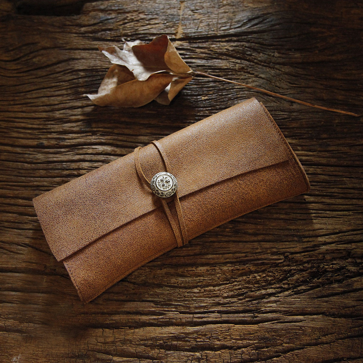 Handmade Leather Clutch Wallet