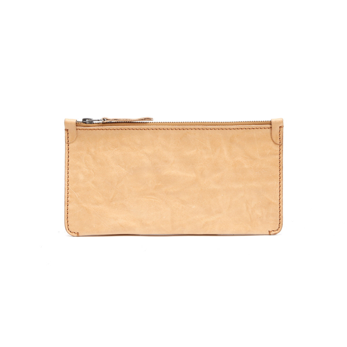 Handmade Leather Clutch Bag | Zip-Top Clutch