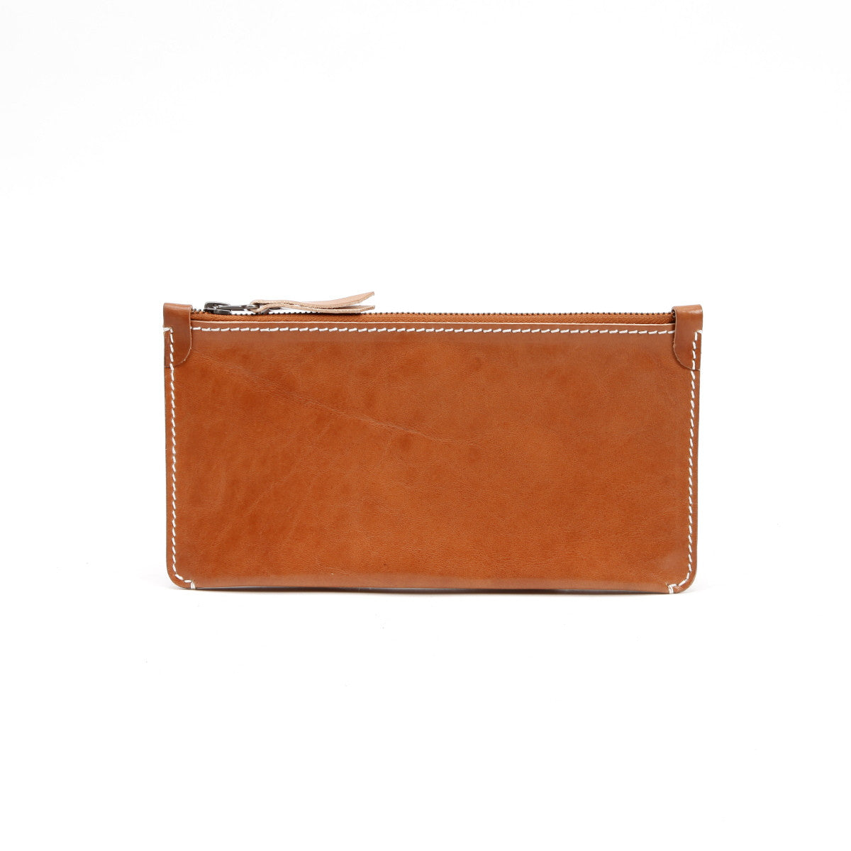 Handmade Leather Clutch Bag | Zip-Top Clutch