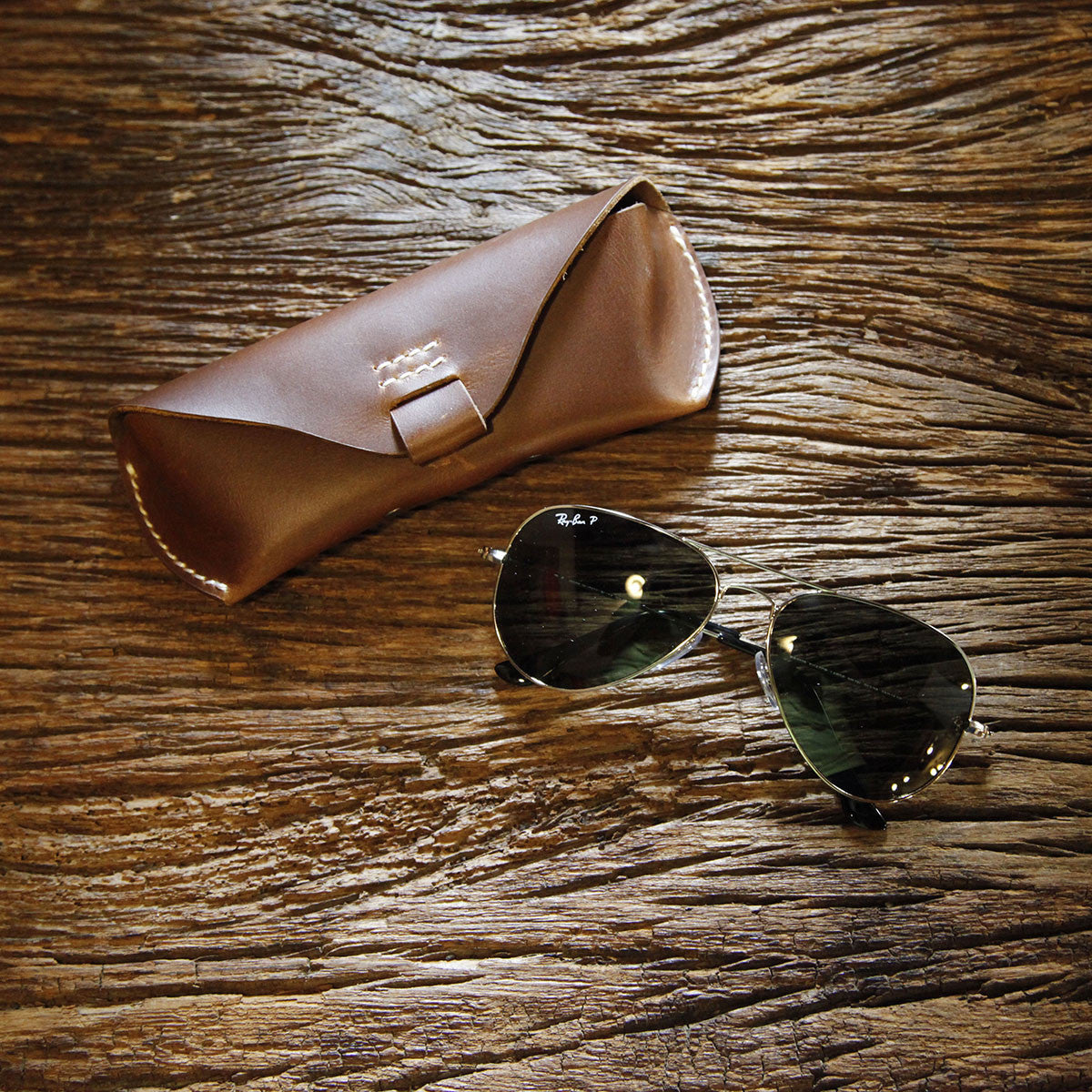 Handmade Leather Glasses / Sunglasses Case