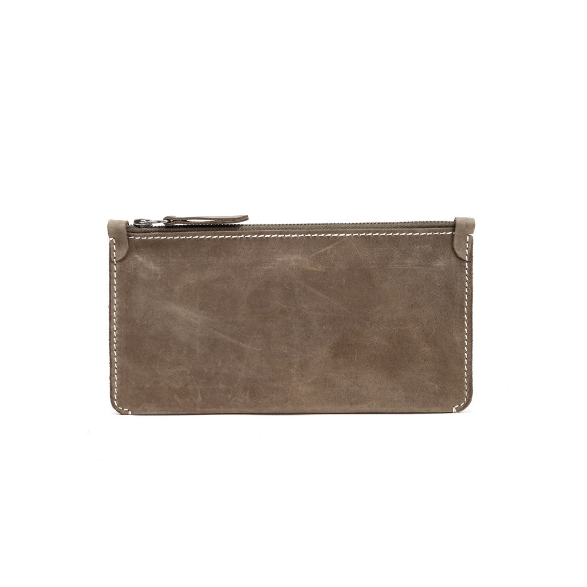 Handmade Leather Clutch Bag | Zip-Top Clutch