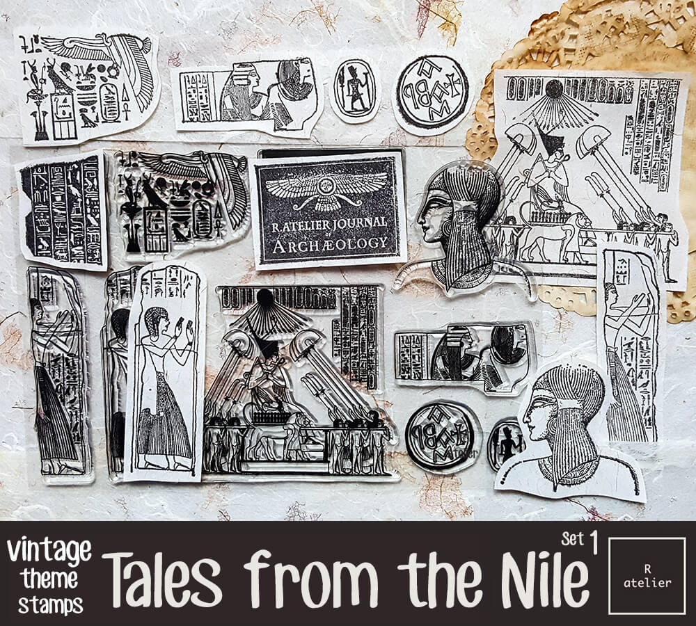 Ancient Egypt Tales from the Nile Scrapbooking Clear Stamps