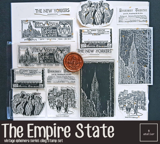 The Empire State | Scrapbooking Clear Stamps (R.atelier Exclusive)