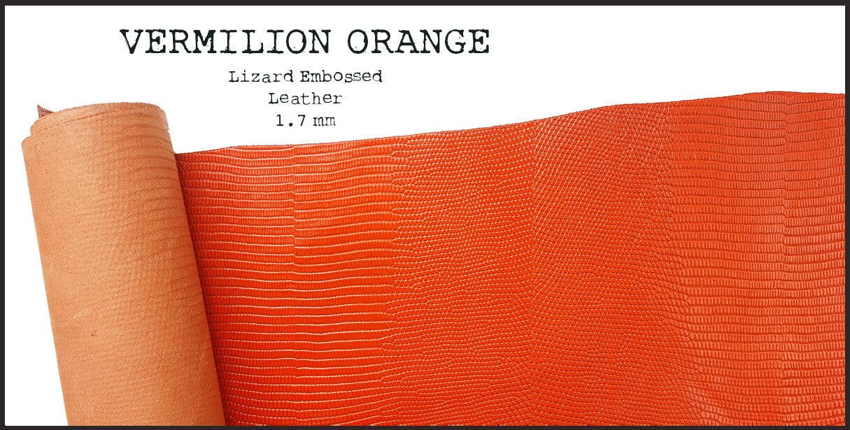 R.atelier Leather | Vermilion Orange