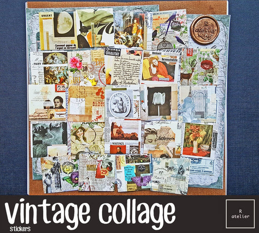 vintage collage | Stickers