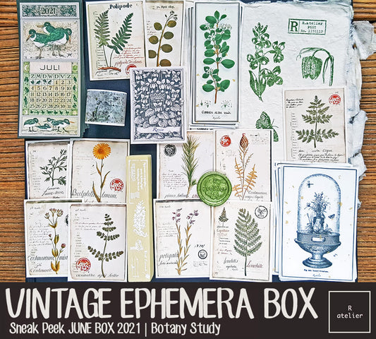 R.atelier Vintage Ephemera Box (June) 2021