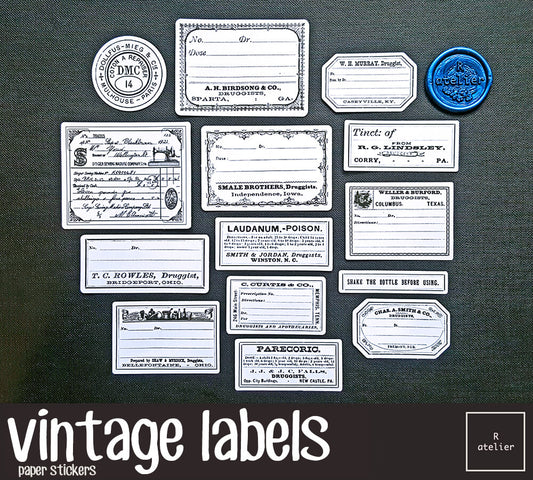 vintage labels | Stickers