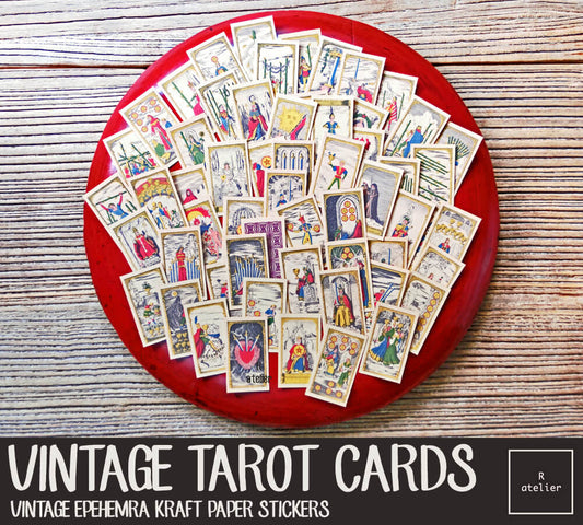 Vintage Tarot Cards (R.atelier Exclusive Kraft Stickers)