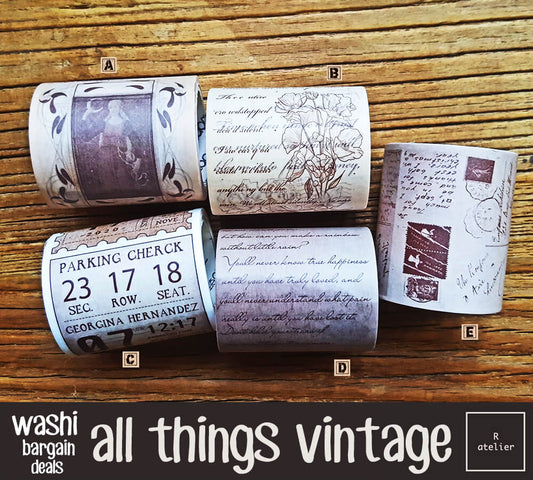 all things vintage washi (Bargain Deals)