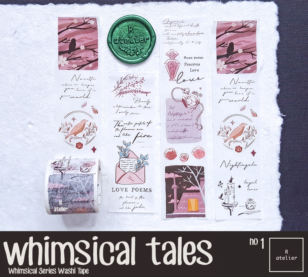 Whimsical Tales Washi