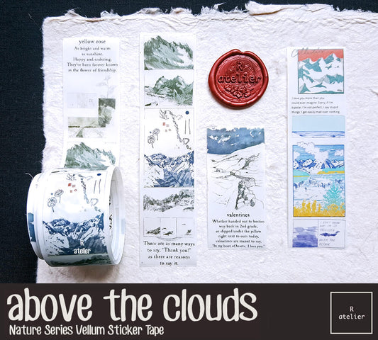 above the clouds | Vellum Sticker Tape