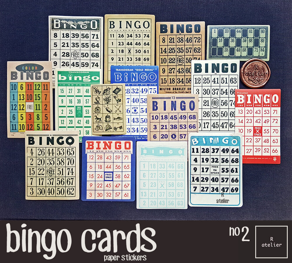 bingo cards (2) | Stickers