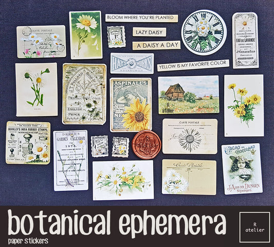 botanical ephemera | Stickers