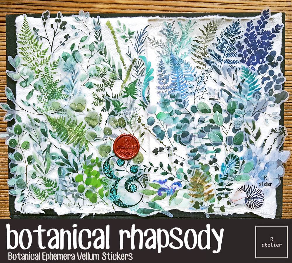 Botanical Rhapsody | Vellum Stickers