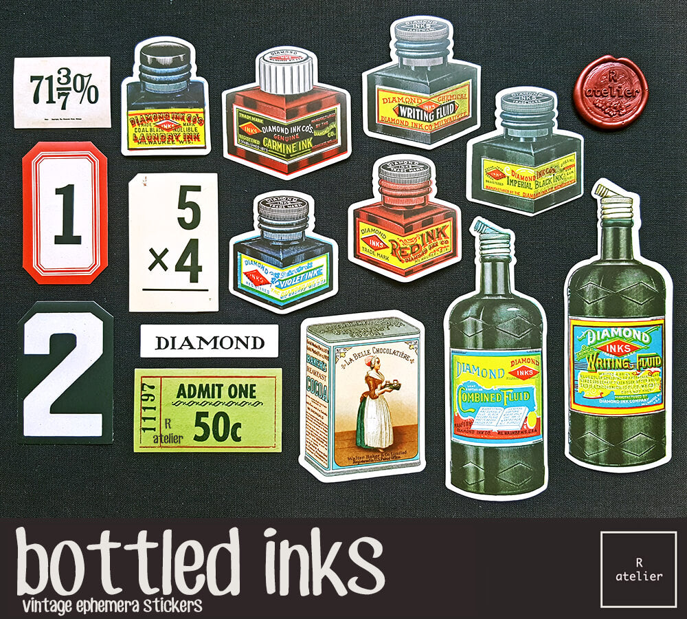 Bottled Inks | Stickers