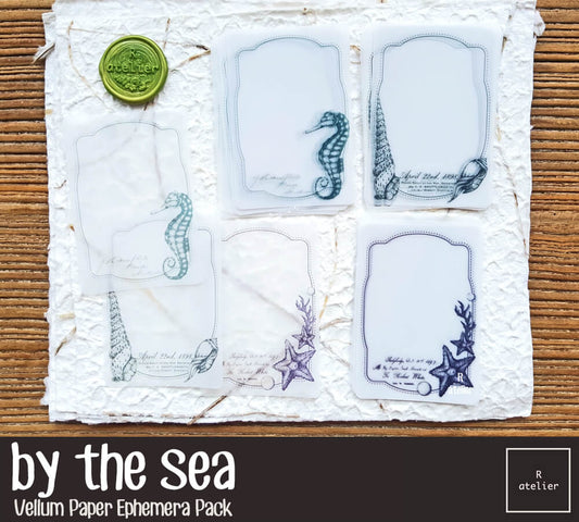 By The Sea | Vellum Note Paper