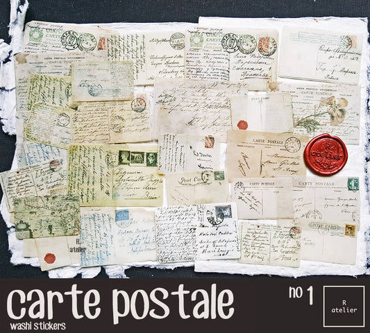 carte postale (1) | Washi Stickers