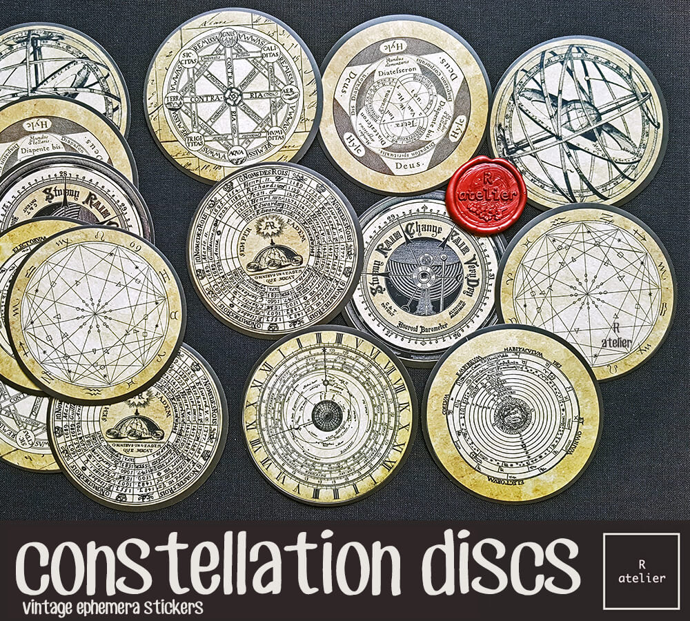 Constellation Discs | Stickers