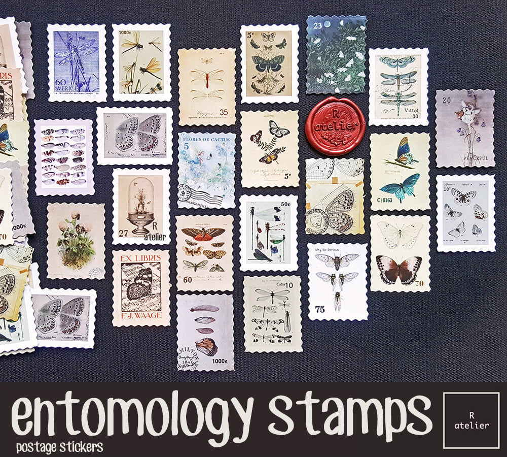 entomology postage Stickers