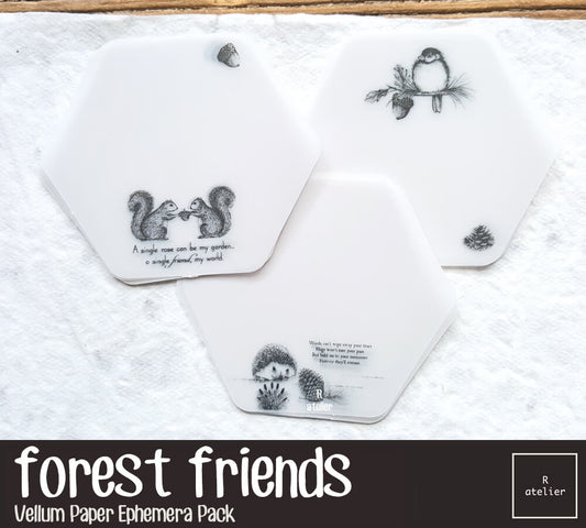 Forest Friends | Vellum Note Paper