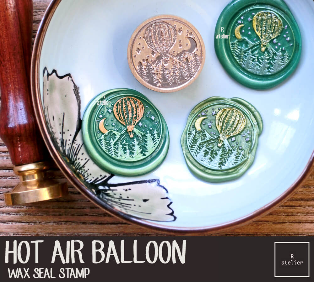 Hot Air Balloon Wax Seal Stamp