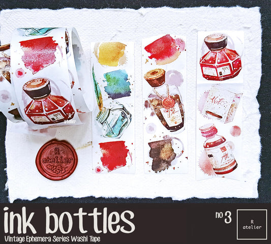 Ink Bottles (3) Washi