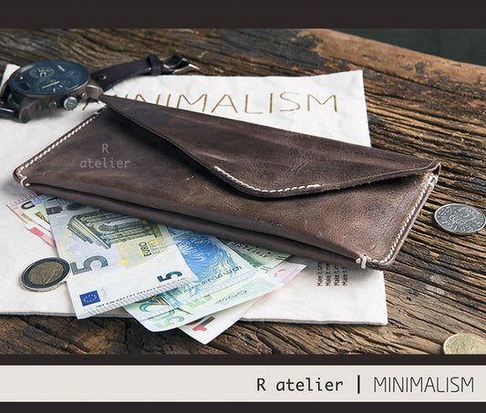 Handmade Leather Clutch | Envelope Clutch Wallet