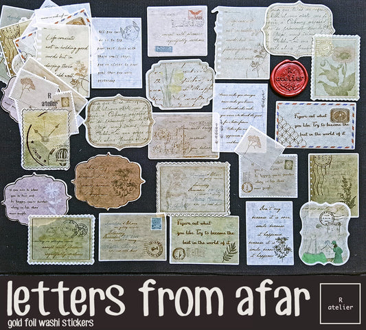 letters from afar | Washi Stickers