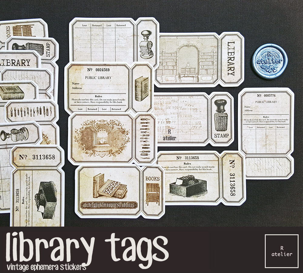 Library Tags | Stickers