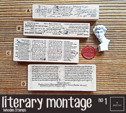 literary montage (1) | Stamps