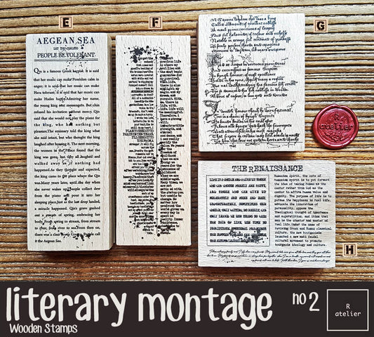 literary montage (2) | Stamps