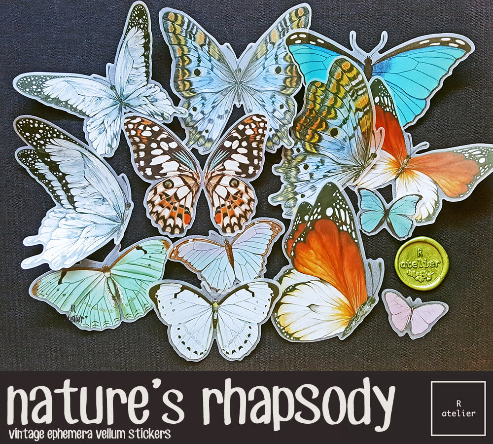 nature's rhapsody | Vellum Stickers