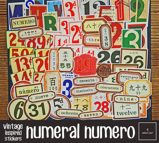 Numeral Numero | Stickers Kit