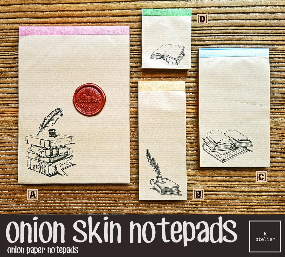 Onion Skin Paper Notepads