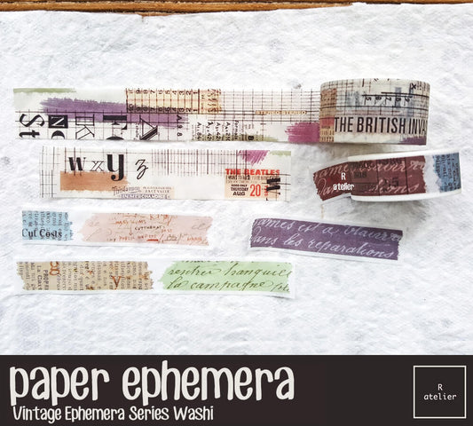 Paper Ephemera Washi Set